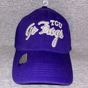 🐸🏟️ TCU Horned Frogs GO FROGS Relaxed Fit Hat 🏟️🐸